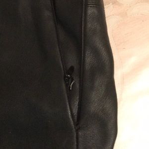 Zara faux leather leggings